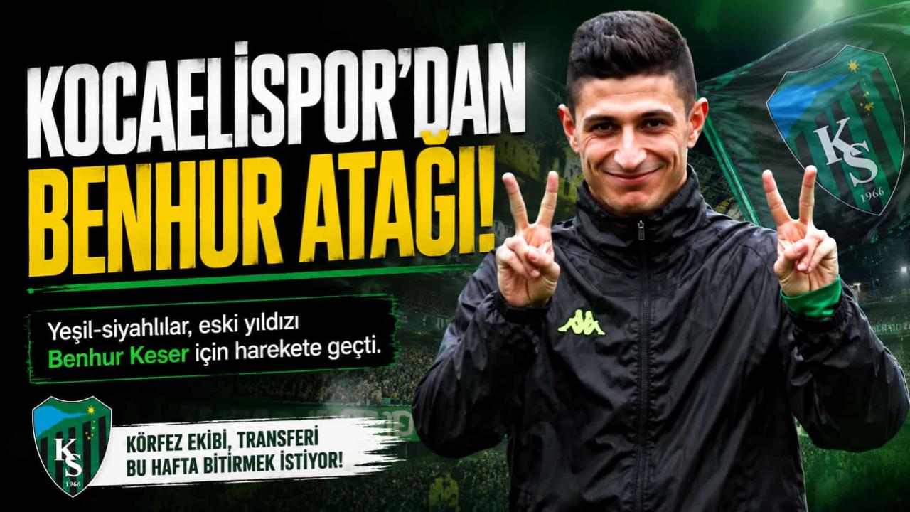 Kocaelispor'da Benhur Keser Gündemi: Eski Yıldız Yeniden Körfez Yolunda mı?
