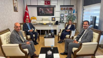 OMÜ Rektörü Aydın'dan İŞKUR'a Ziyaret
