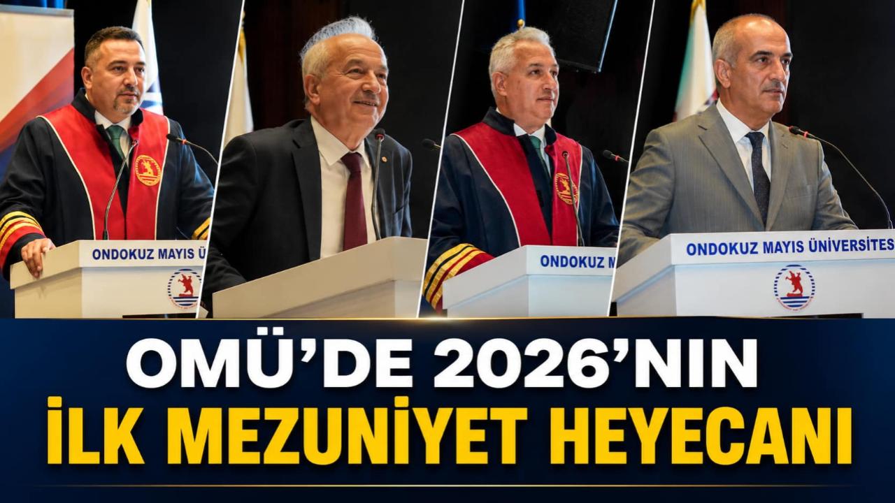 OMÜ'de 2026'nın İlk Mezuniyet Heyecanı: 93 Veteriner Hekim Mesleğe Uğurlandı