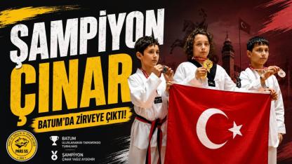 Samsunlu Sporcu Batum'da Şampiyon Oldu: Çınar Yağız Aydemir Zirveye Çıktı