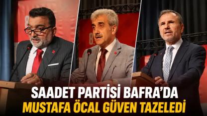 Saadet Partisi Bafra'da Mustafa Öcal ile Yola Devam Dedi