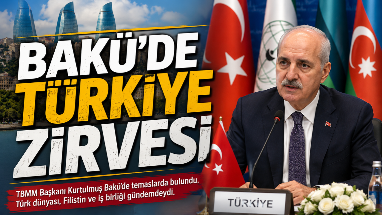 TBMM Başkanı Kurtulmuş'tan Bakü'de Diplomasi Trafiği