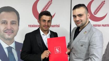 Yeniden Refah Partisi İlkadım Gençlik Kolları Başkanlığına Tunahan Yangöz Atandı