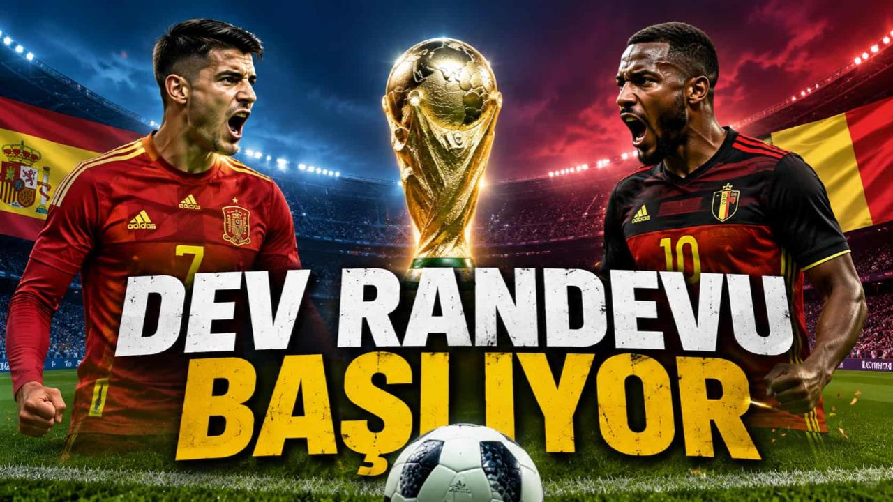 Dünya Kupası'nda Dev Randevu: İspanya ile Belçika Yarı Final İçin Sahada