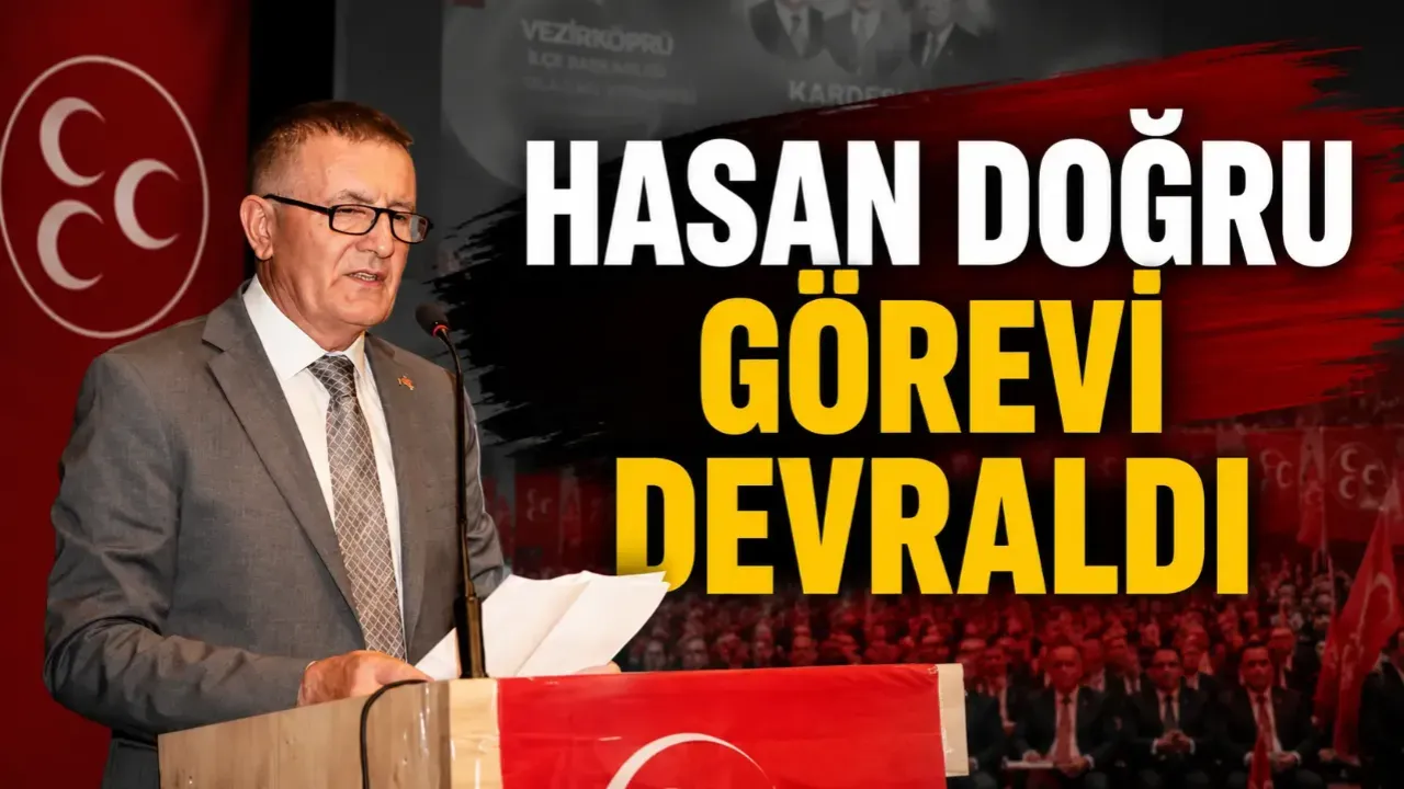 MHP Vezirköprü'de Gövde Gösterisi! "Bugün Kongre Değil, Miting Yaptık"