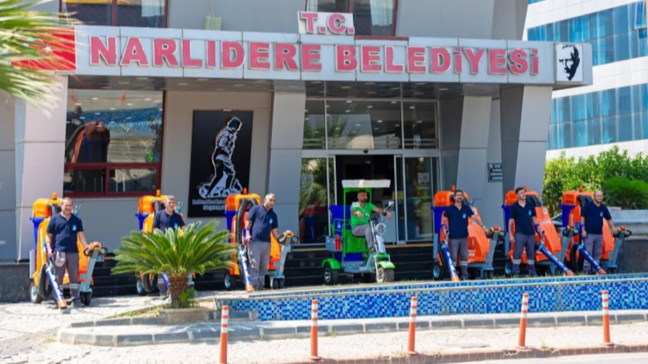 Narlıdere'de Temizlik Filosuna "Fil" Takviyesi