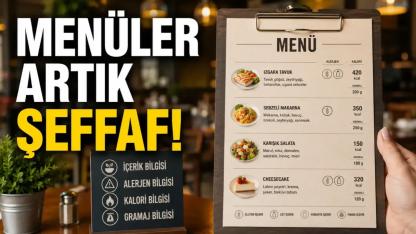 Restoran ve Kafelerde Yeni Dönem: Menülerde Şeffaflık Zorunlu Oldu